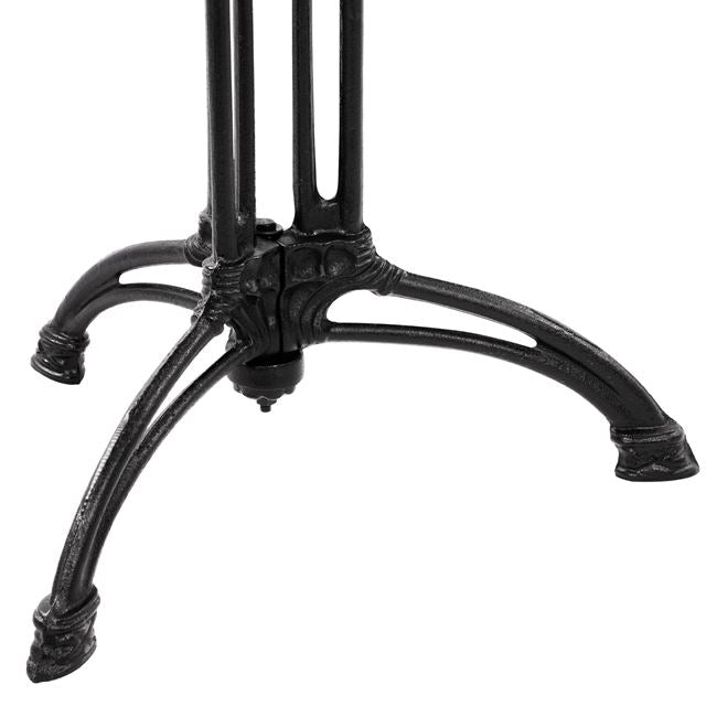 Base from cast iron HM445 3legs in black color 50x50x71