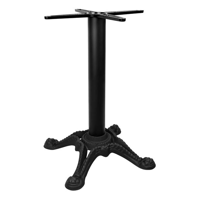Cast Iron base 58χ58χ75cm crossed 45x45cm 4legs Black HM407 image 1