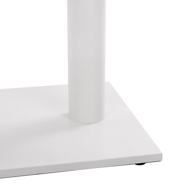 Base Metallic Double White Matte 40x70x72 with adjusters HM435.12