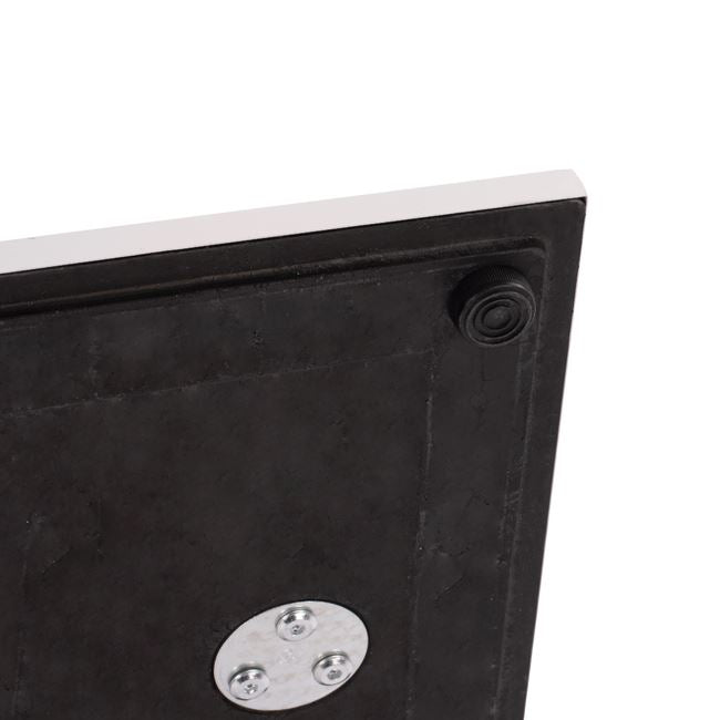 Base Metallic Double White Matte 40x70x72 with adjusters HM435.12