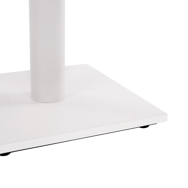 Base metallic White matte 40x40x72 with adjusters HM421.12