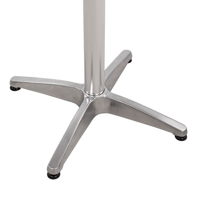 Bar Base Aluminum 65x65x110cm with cross 48x48cm HM450 Chromed