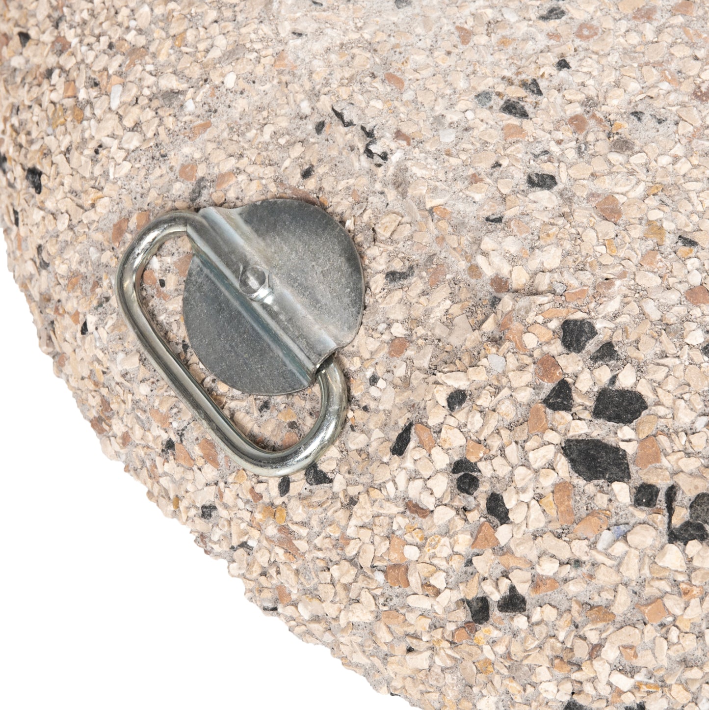 PREMIUM UMBRELLA BASE HM5476.70P CONCRETE MOSAIC 70KG WITH HANDLES AND GALVANISED TUBE Φ62mm