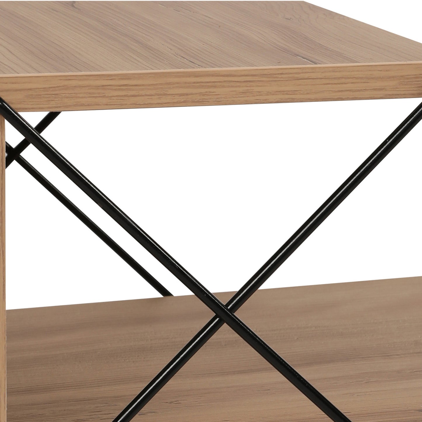 Нощно шкафче от меламин в естествен цвят 50x40x55H