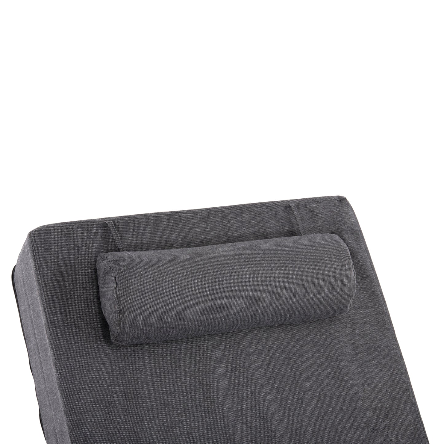 PROFESSIONAL SUNLOUNGER JESSIE HM10714.03 DARK GREY ALUMINUM & CUSHION 200x71x35.5-95Hcm.