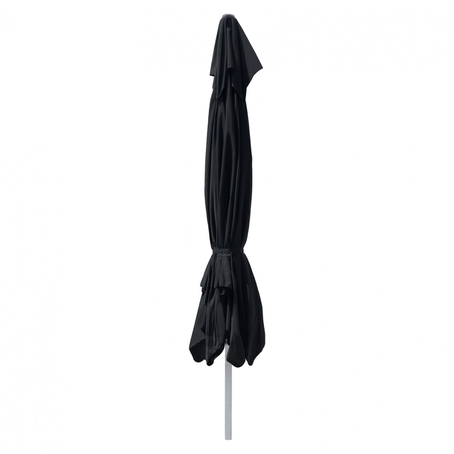 PROFESSIONAL UMBRELLA ALU TELESCOPIC HM6031.03 4x4x2,95-4Μ WITH BLACK ACRYLIC CLOTH