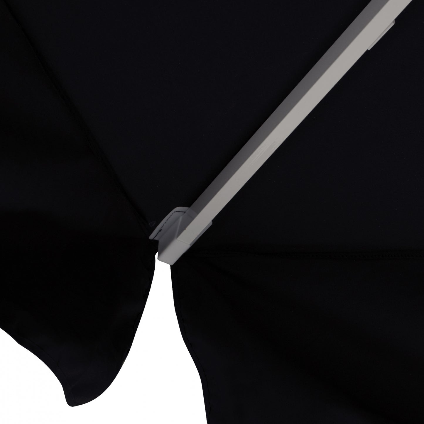 PROFESSIONAL UMBRELLA ALU TELESCOPIC HM6031.03 4x4x2,95-4Μ WITH BLACK ACRYLIC CLOTH