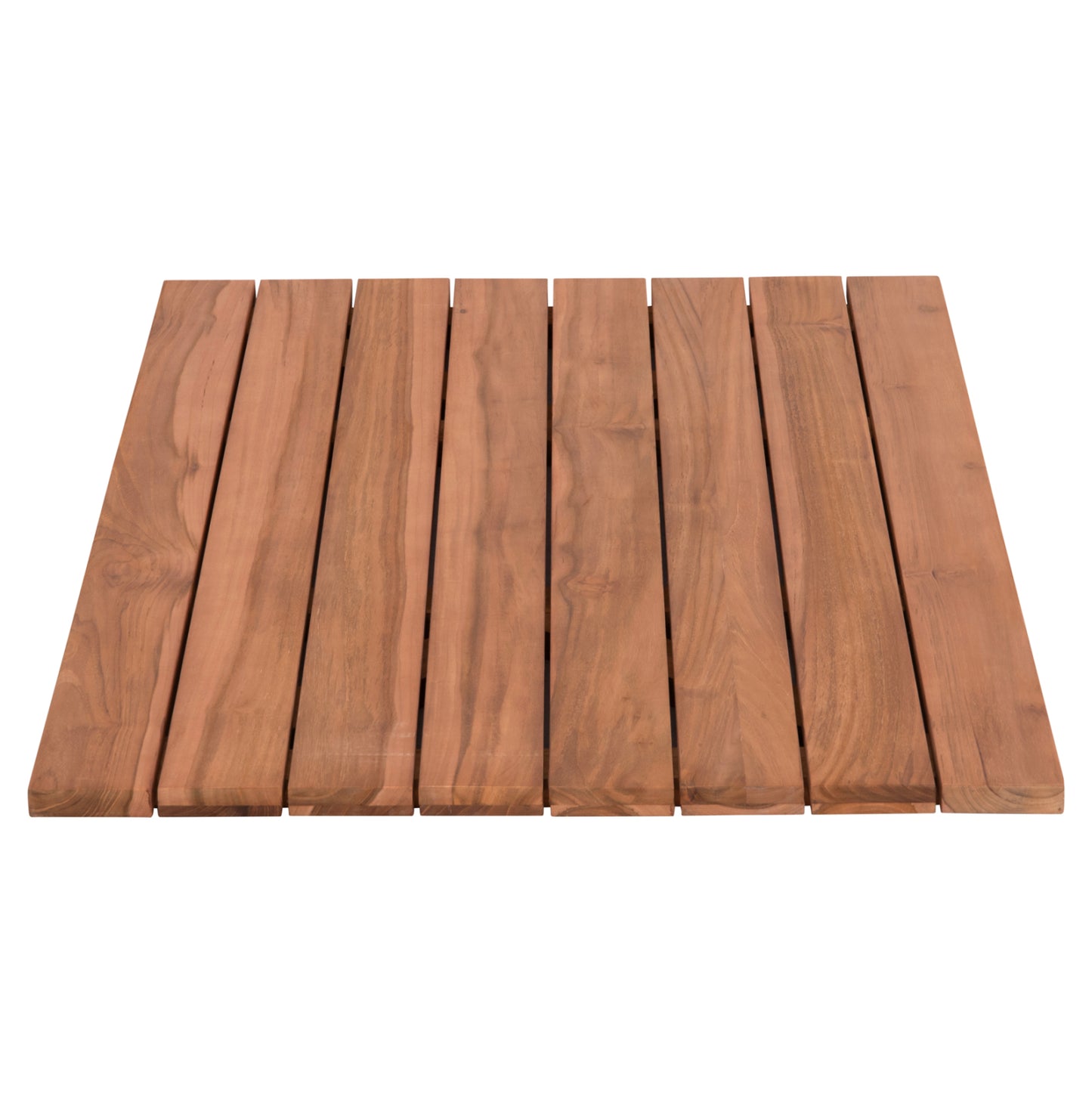 TABLETOP RECTANGULAR HM6138 SOLID TEAK WOOD IN NATURAL COLOR 130x80.5x2.5(thickness)cm.