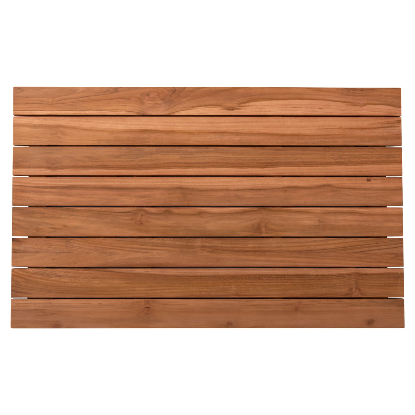 TABLETOP RECTANGULAR HM6138 SOLID TEAK WOOD IN NATURAL COLOR 130x80.5x2.5(thickness)cm. image 1