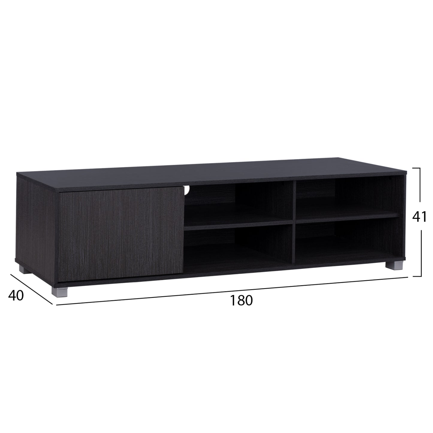 TV Stand Zebrano 180x40x41cm HM2343.02