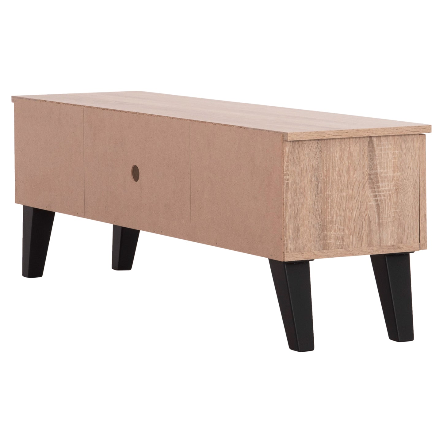 TV FURNITURE IREN HM2481.01 MELAMINE IN SONAMA OAK-BLACK 120x32,5-34x41Hcm.