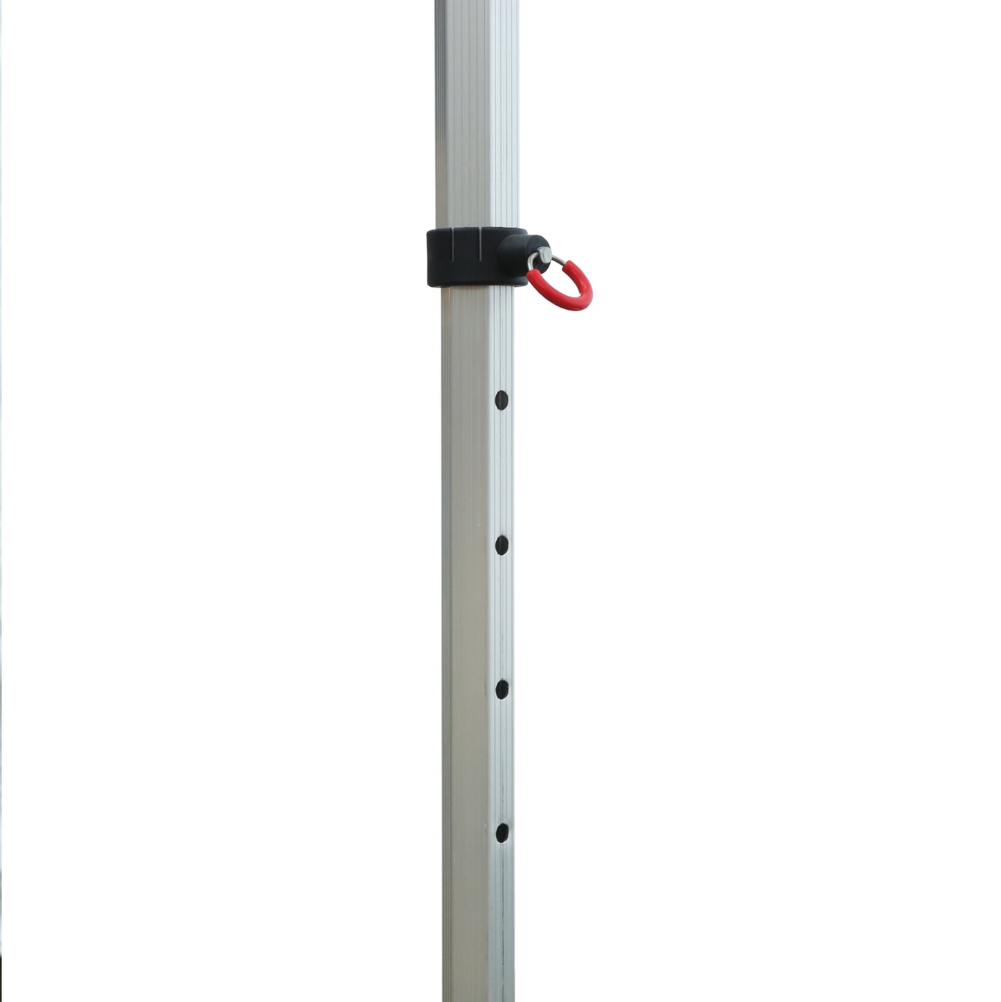 GAZEBO HEAVY DUTY WITH SIDEWALL SHADE CRESSEN HM21097 FOLDABLE-ALUMINUM SILVER FRAME-WHITE 3x3x3,4Hm