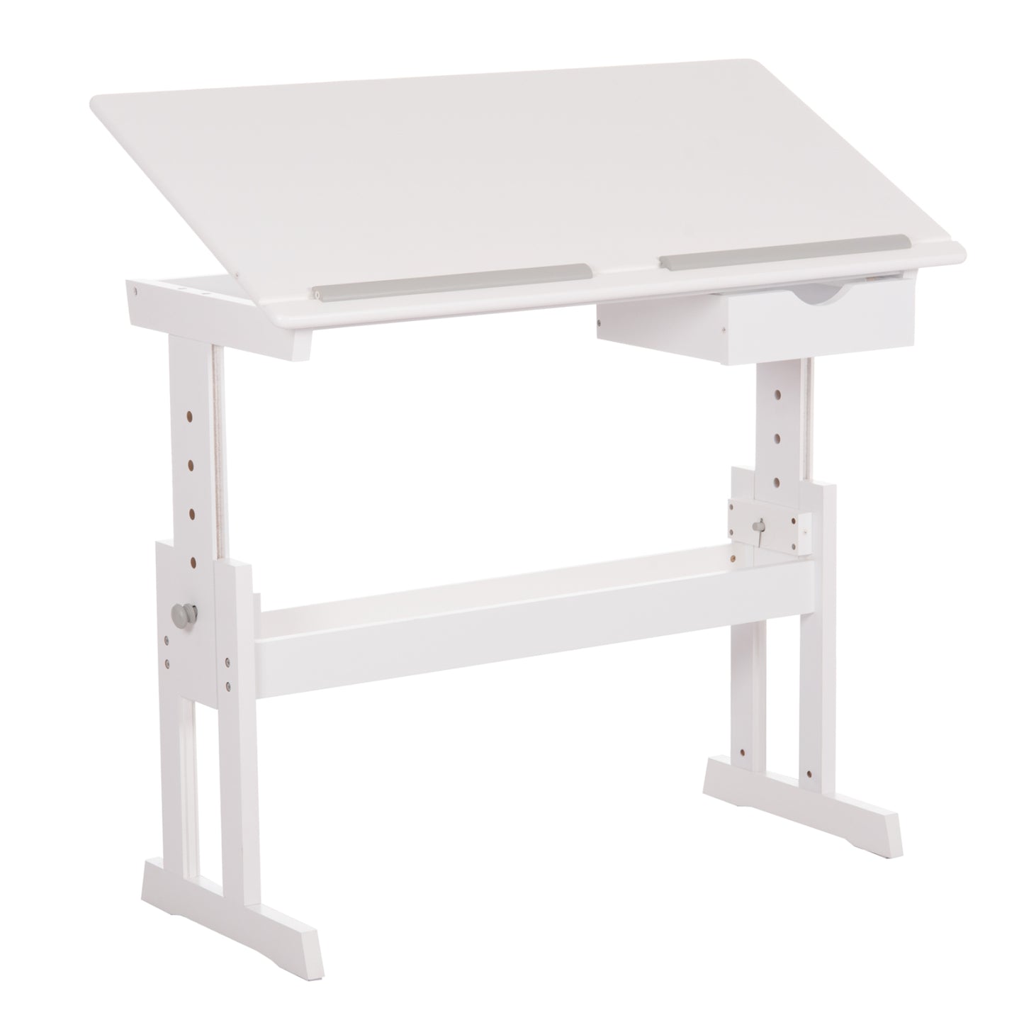 CHILDREN'S DRAWING DESK ASCENT HM18289 MDF IN WHITE 109x55x87.5Hcm. image 1