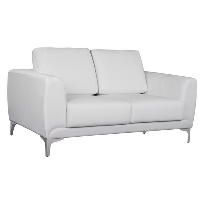 Sofa 2 seater Kenzie HM3121.22 with White PU 142x81x81 cm image 1