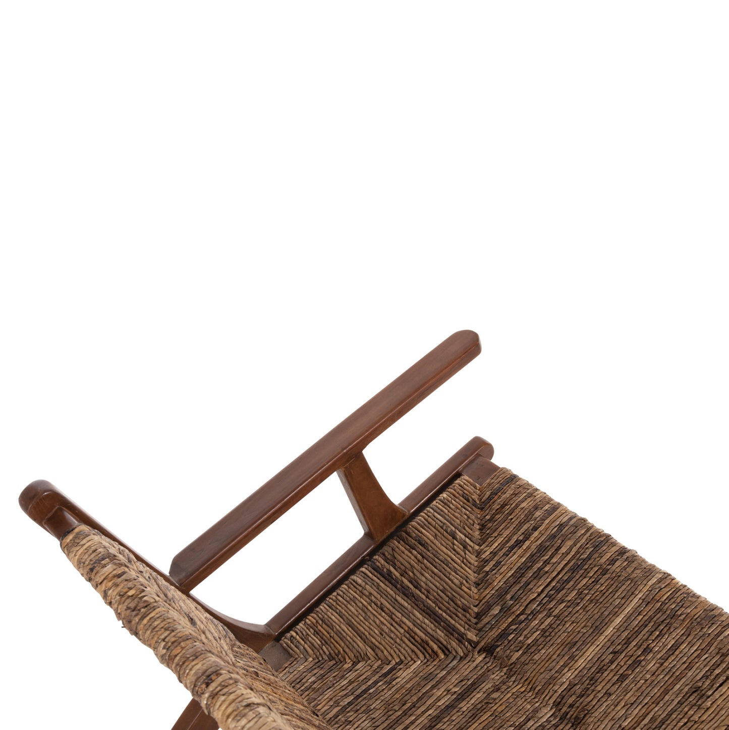 OUTDOOR SOFA 2-SEATER TONDO HM9915 SOLID TEAK WOOD-BANANA ROPE 120x76x68,5Hcm.