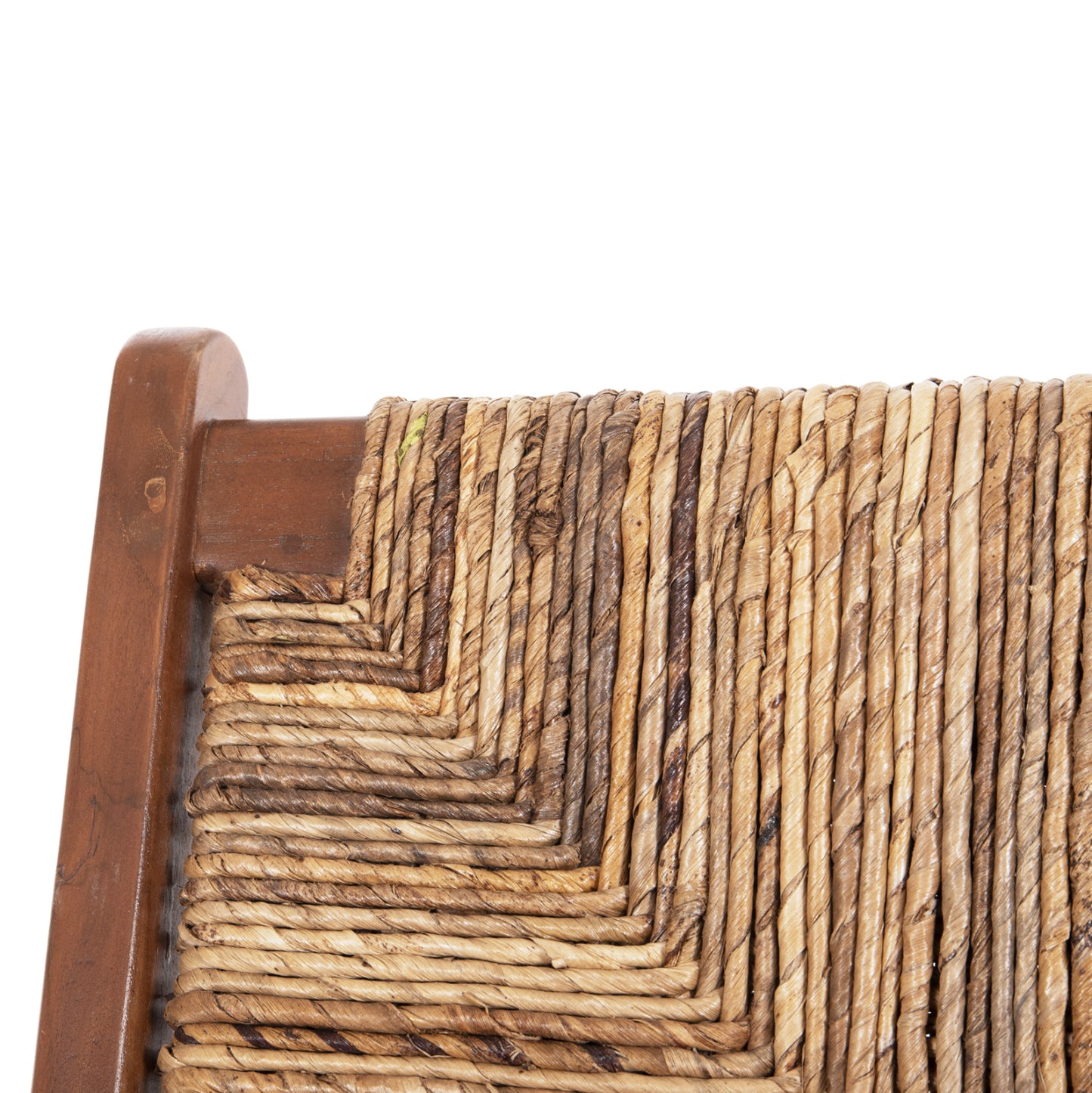 OUTDOOR SOFA 2-SEATER TONDO HM9915 SOLID TEAK WOOD-BANANA ROPE 120x76x68,5Hcm.
