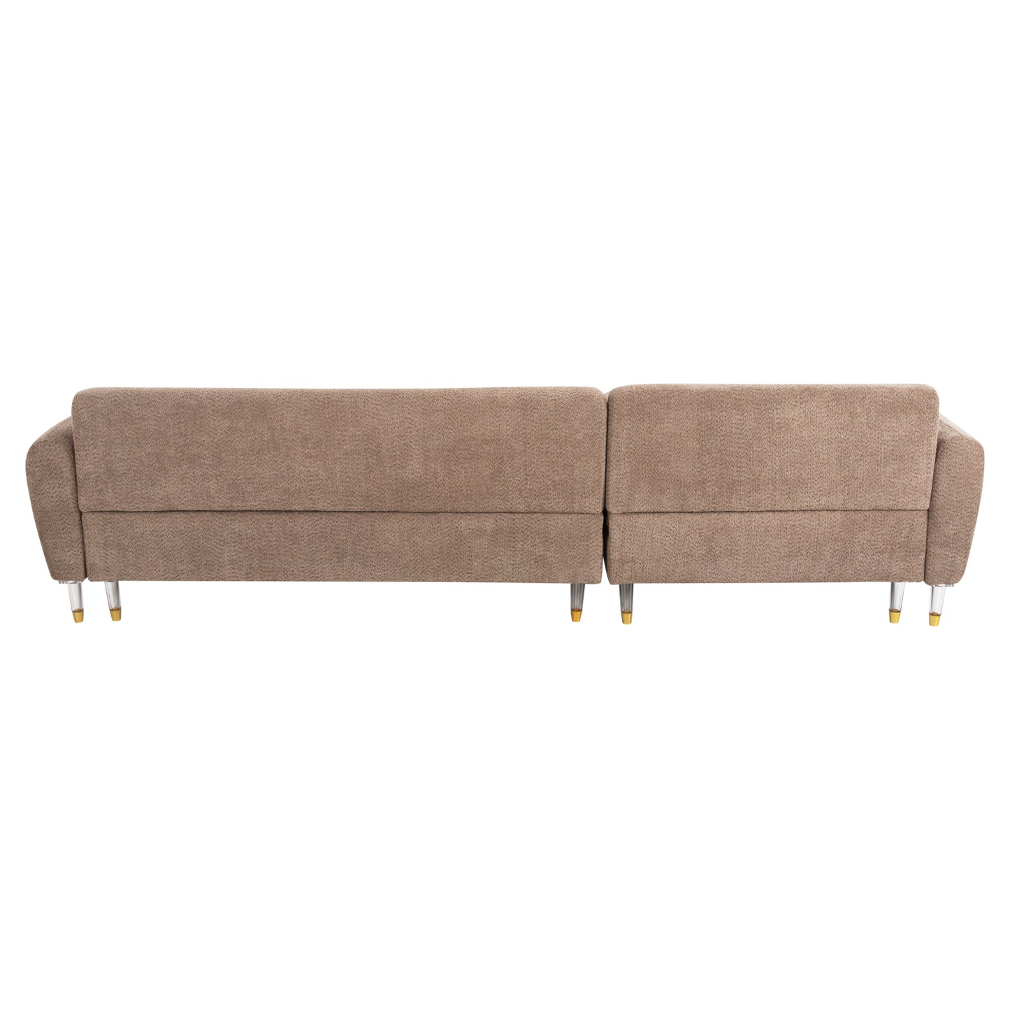 Обратим ъглов диван Flyer с висок метален крак 285x86-172x74Hcm