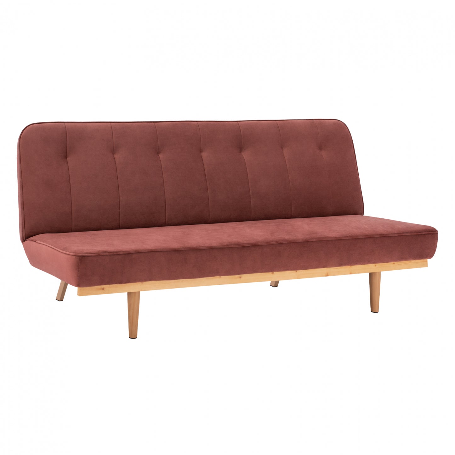 Sofa Bed 3seater from velvet rotten apple HM3168.02 193x85x88cm image 1