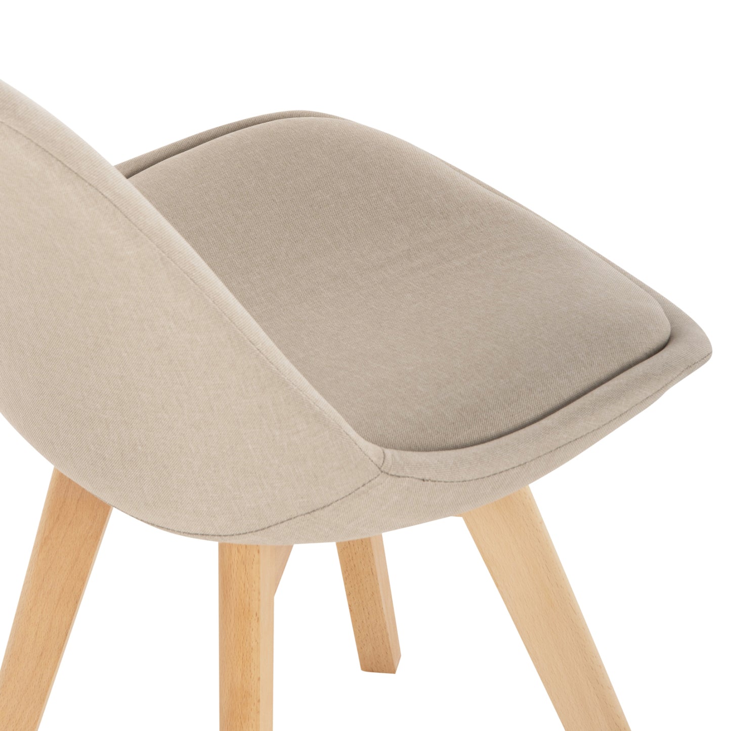 Стол за Трапезария Вегас с Бежова Тапицерия 48Χ58Χ80H cm