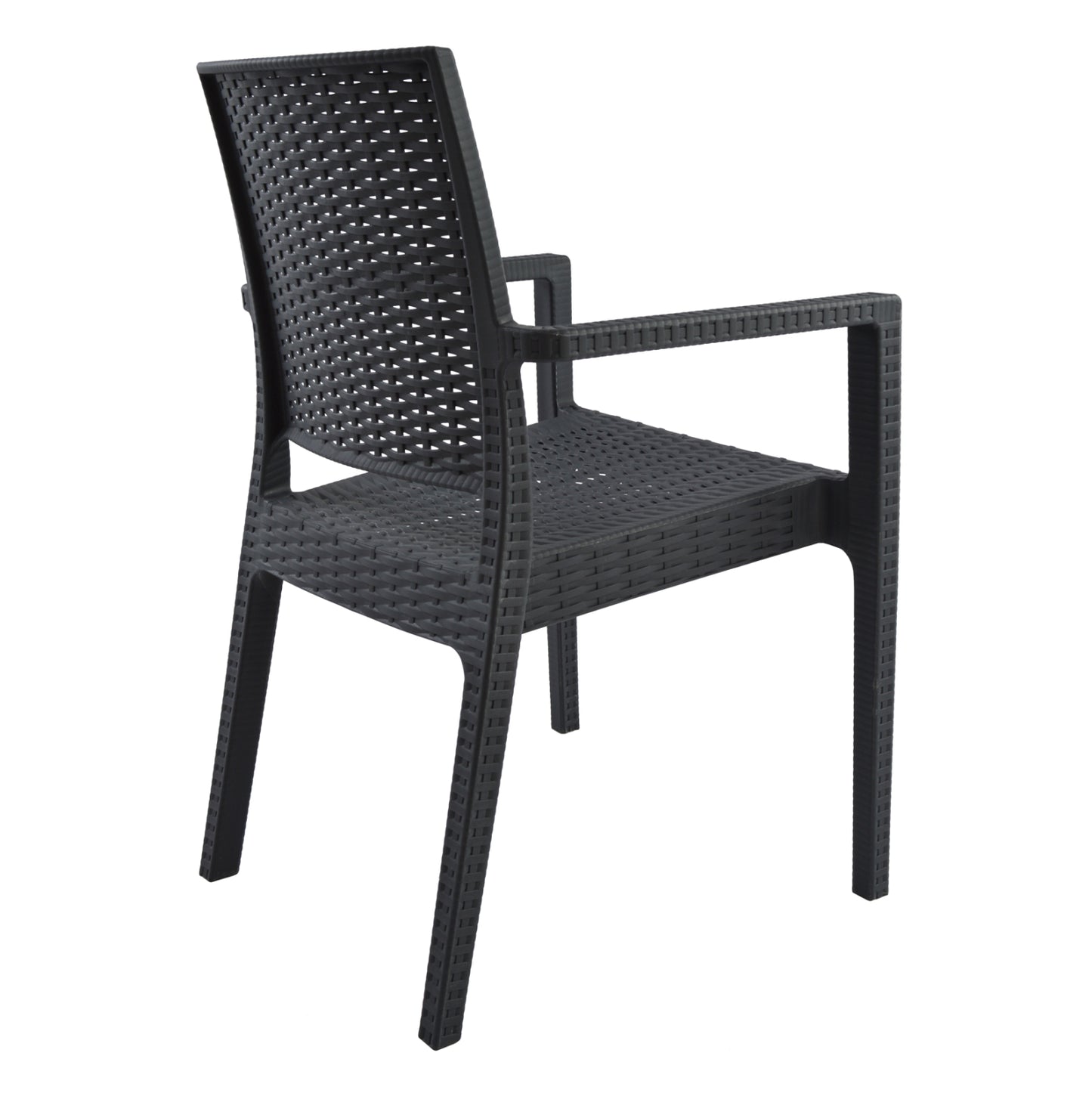 Chair with arms Polypropylene Dark Grey HM5134.01 57x55,5x89 cm