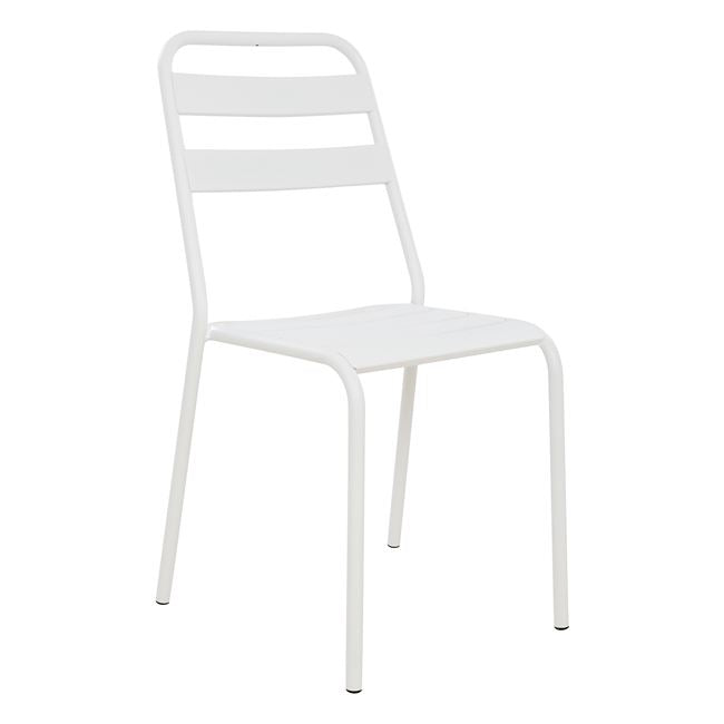 Metallic chair White matte Jason HM5177.02 43x50x86cm image 1
