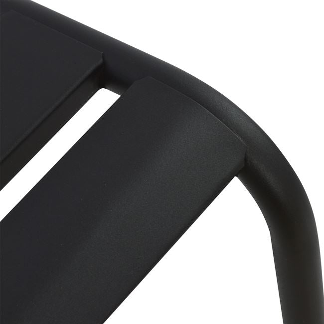 Metallic chair Black Jason HM5177.01 43x50x86cm