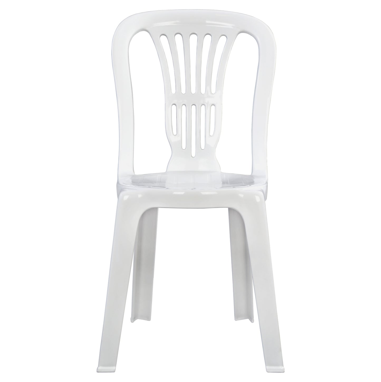 Pastic chair Vienna White 303002010 44x50x87 cm