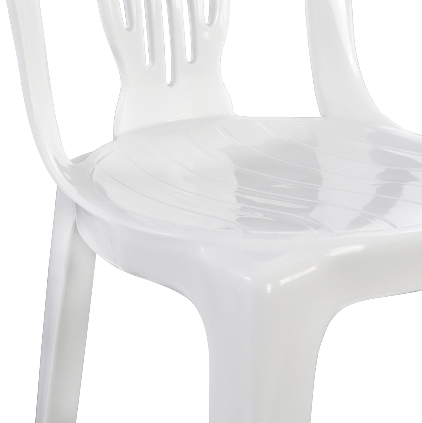 Pastic chair Vienna White 303002010 44x50x87 cm
