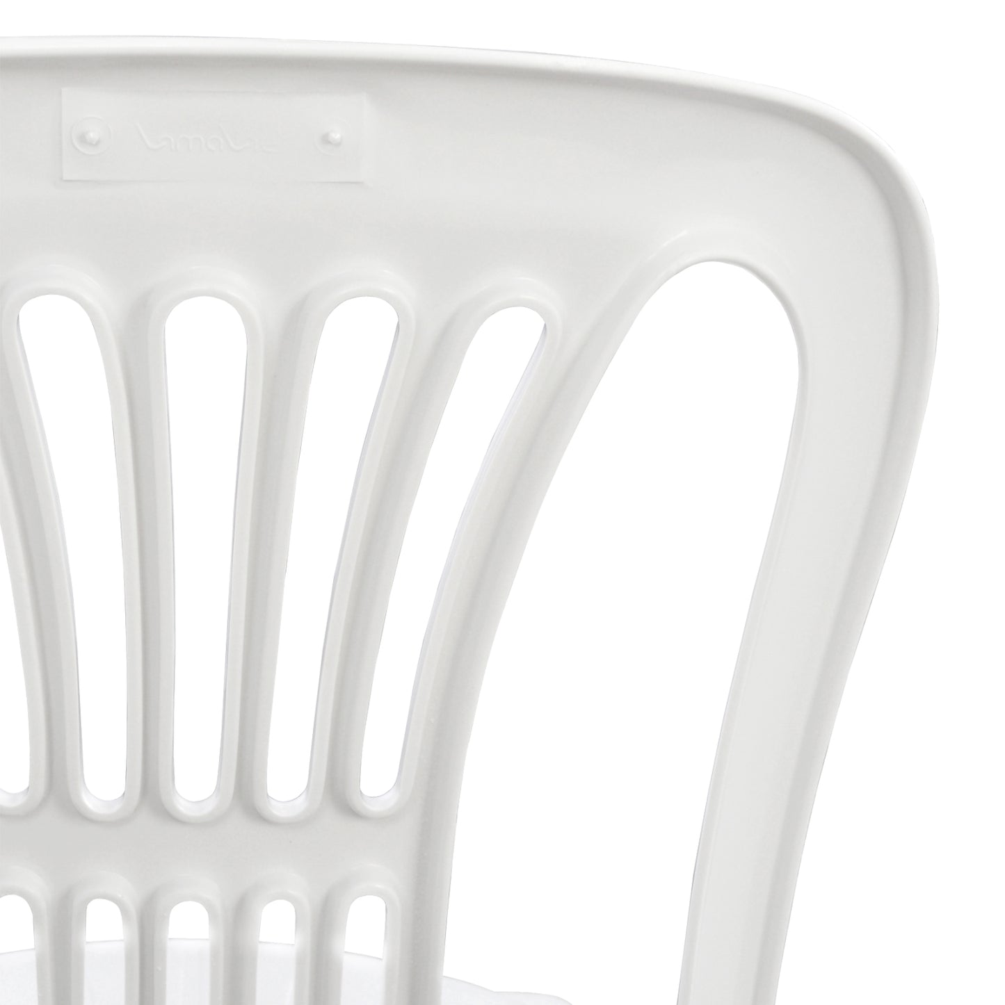 Pastic chair Vienna White 303002010 44x50x87 cm