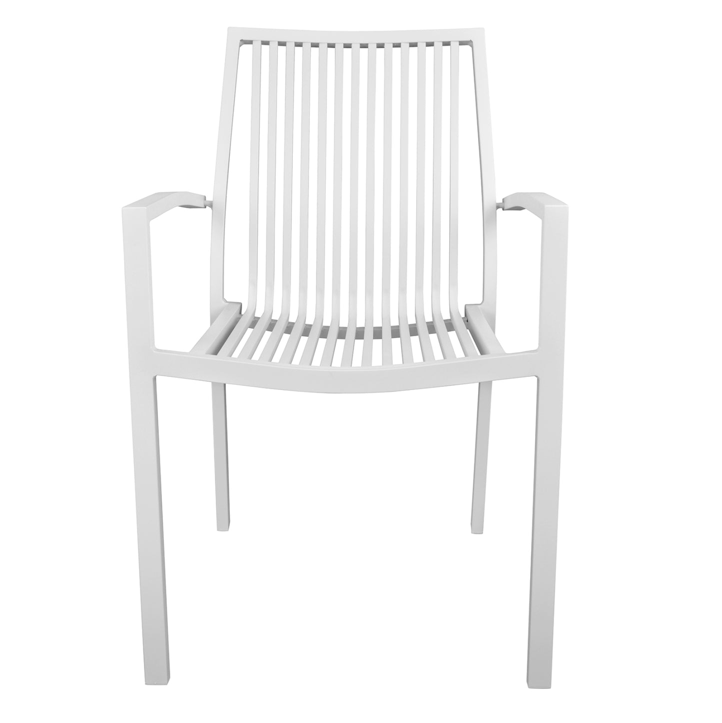 Aluminum armchair BRONCA White HM5130.01 54,2x59x83,5 cm