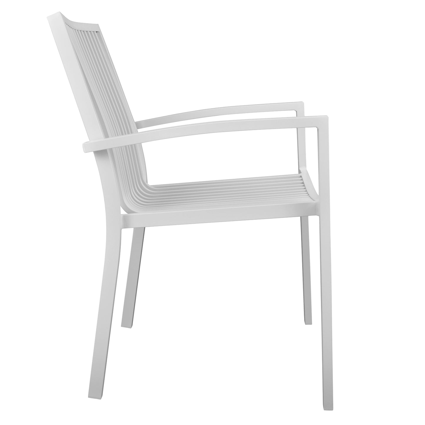 Aluminum armchair BRONCA White HM5130.01 54,2x59x83,5 cm