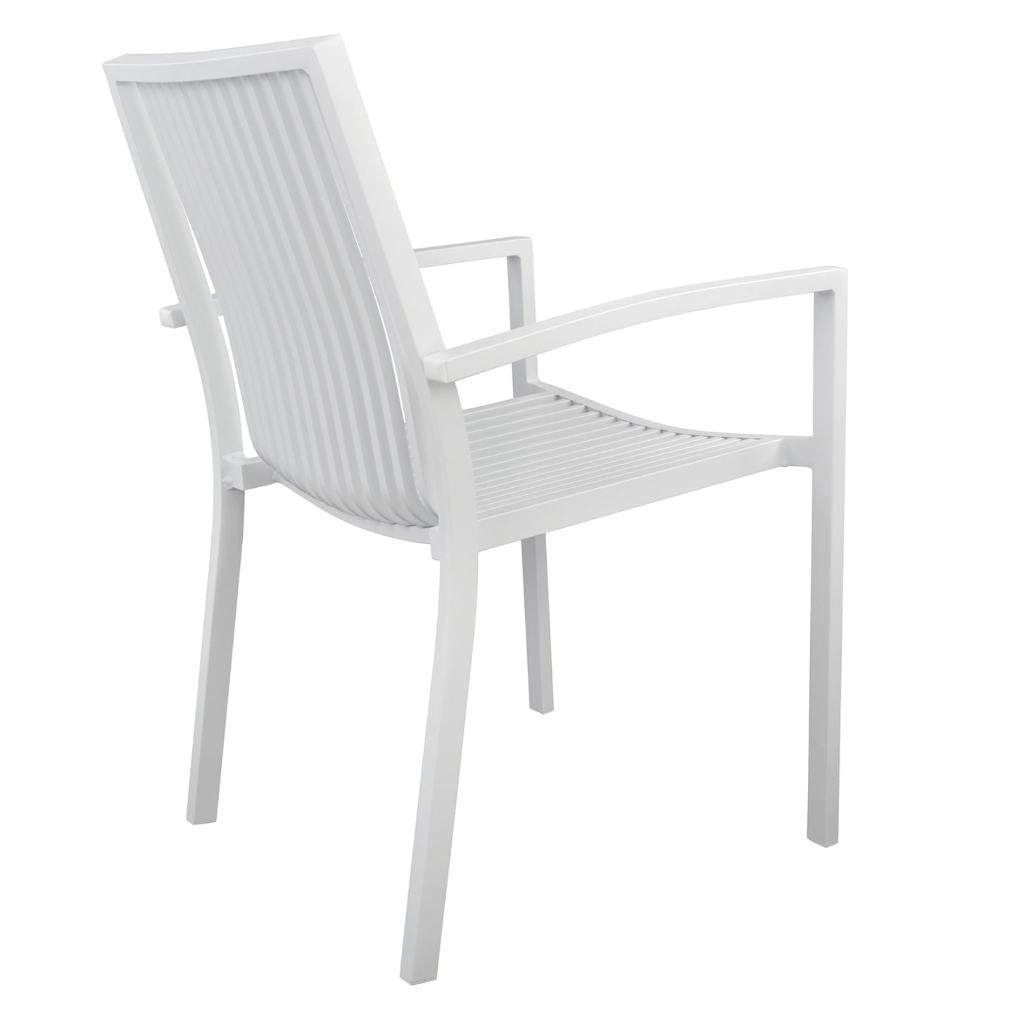 Aluminum armchair BRONCA White HM5130.01 54,2x59x83,5 cm