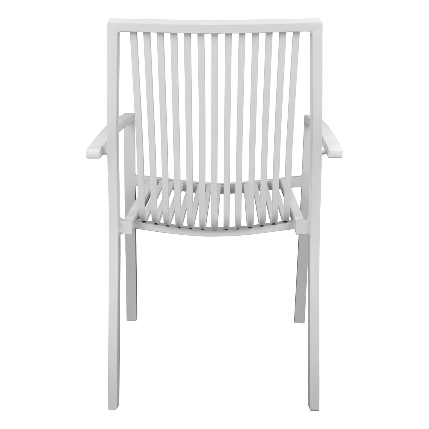 Aluminum armchair BRONCA White HM5130.01 54,2x59x83,5 cm