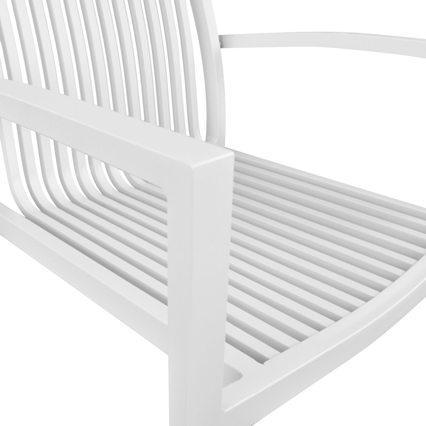 Aluminum armchair BRONCA White HM5130.01 54,2x59x83,5 cm