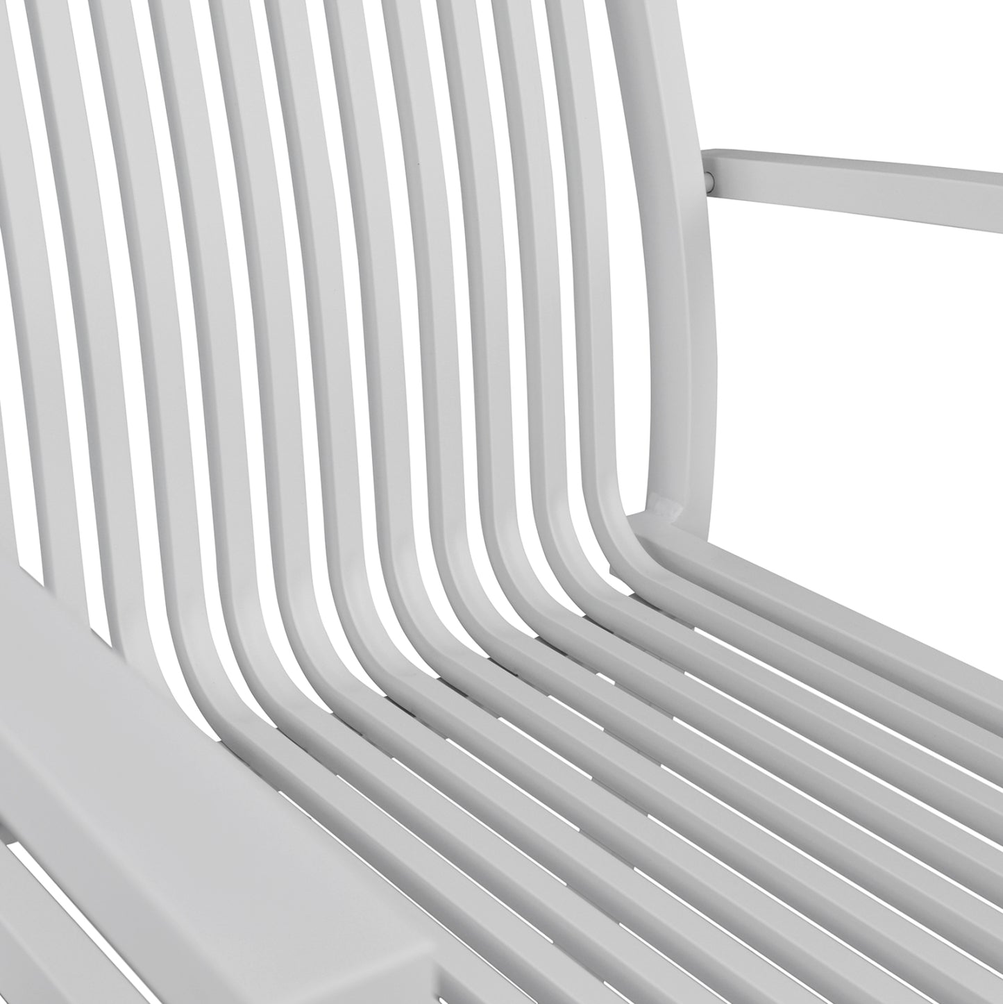 Aluminum armchair BRONCA White HM5130.01 54,2x59x83,5 cm