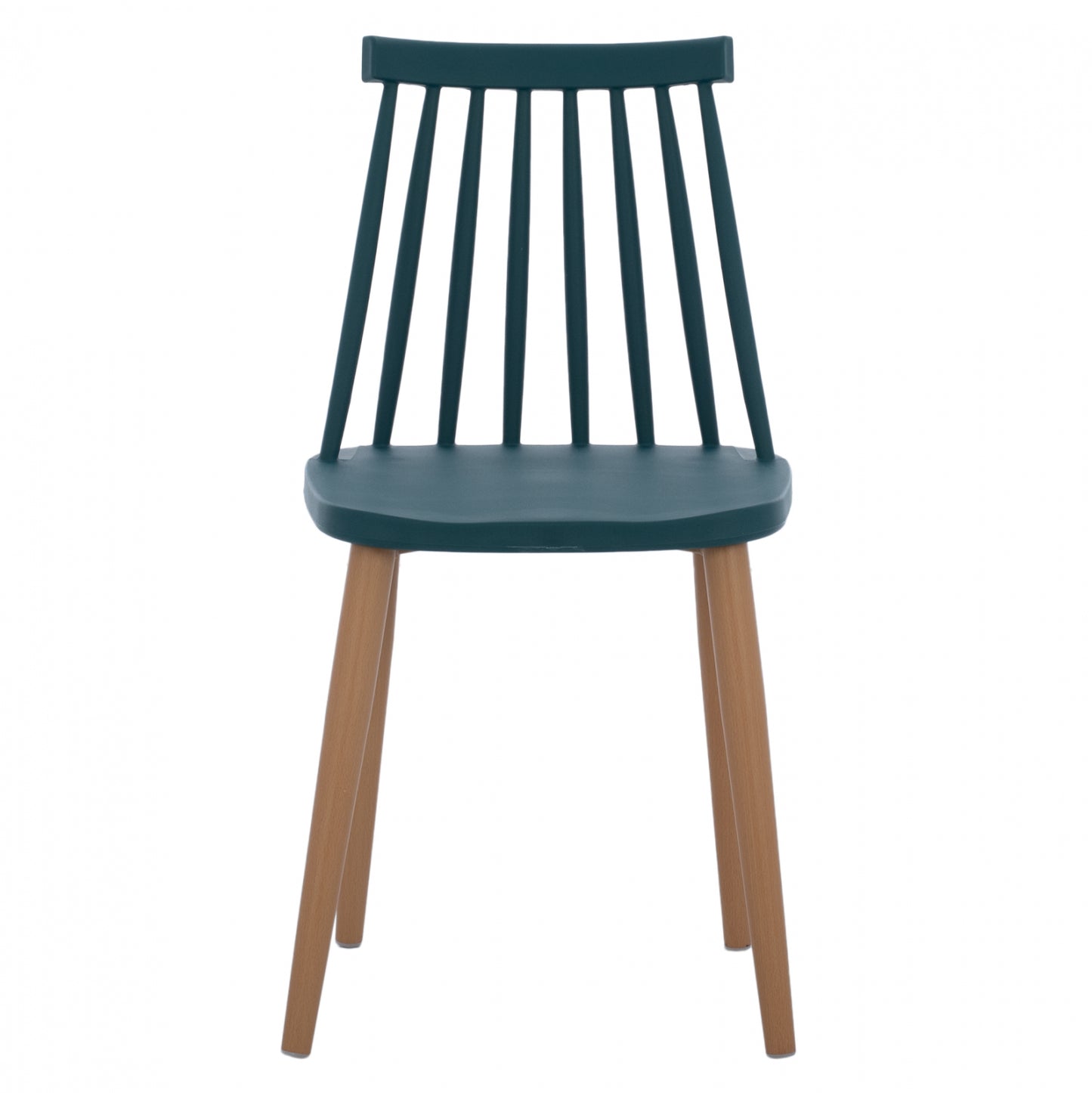 Модерен Д dining Chair Vanessa Blue с Метални Ножки 43x41x82,5 cm