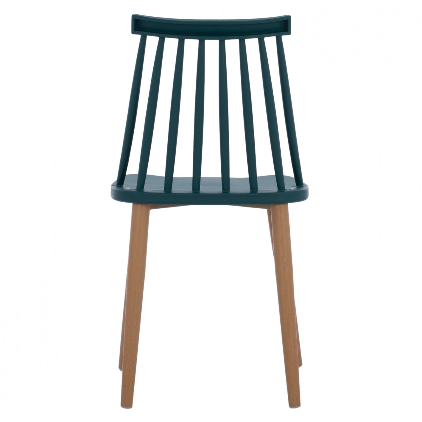 Модерен Д dining Chair Vanessa Blue с Метални Ножки 43x41x82,5 cm