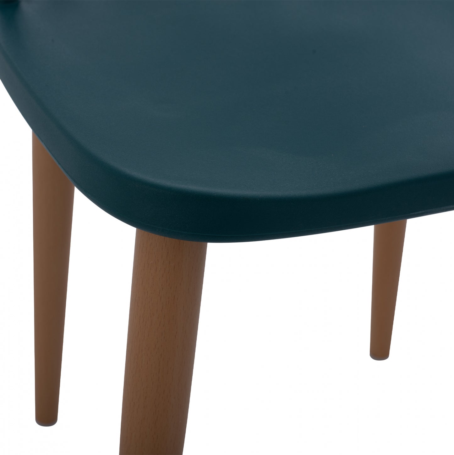 Модерен Д dining Chair Vanessa Blue с Метални Ножки 43x41x82,5 cm
