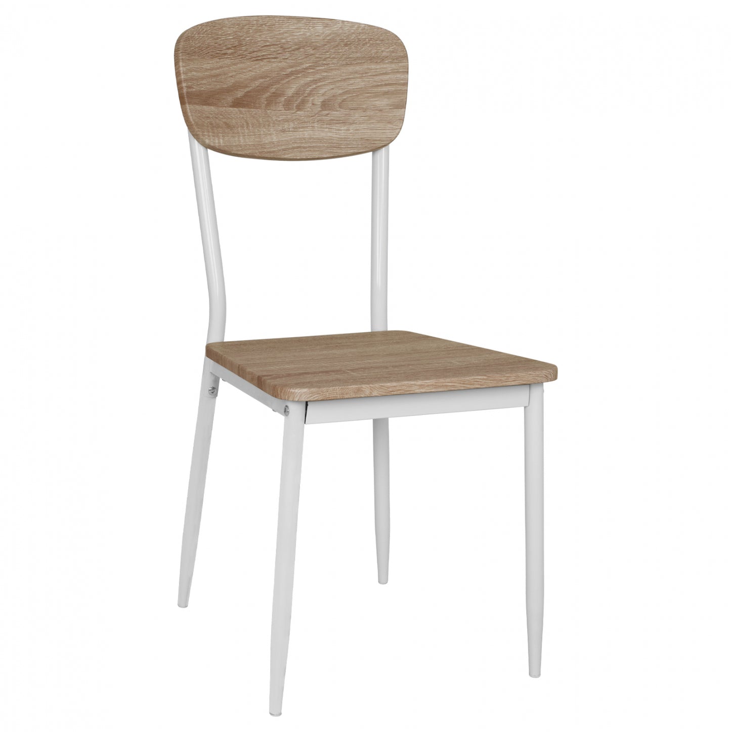 Dining chair sonama with white legs HM8373.02 39,5x49,5x87 cm image 1