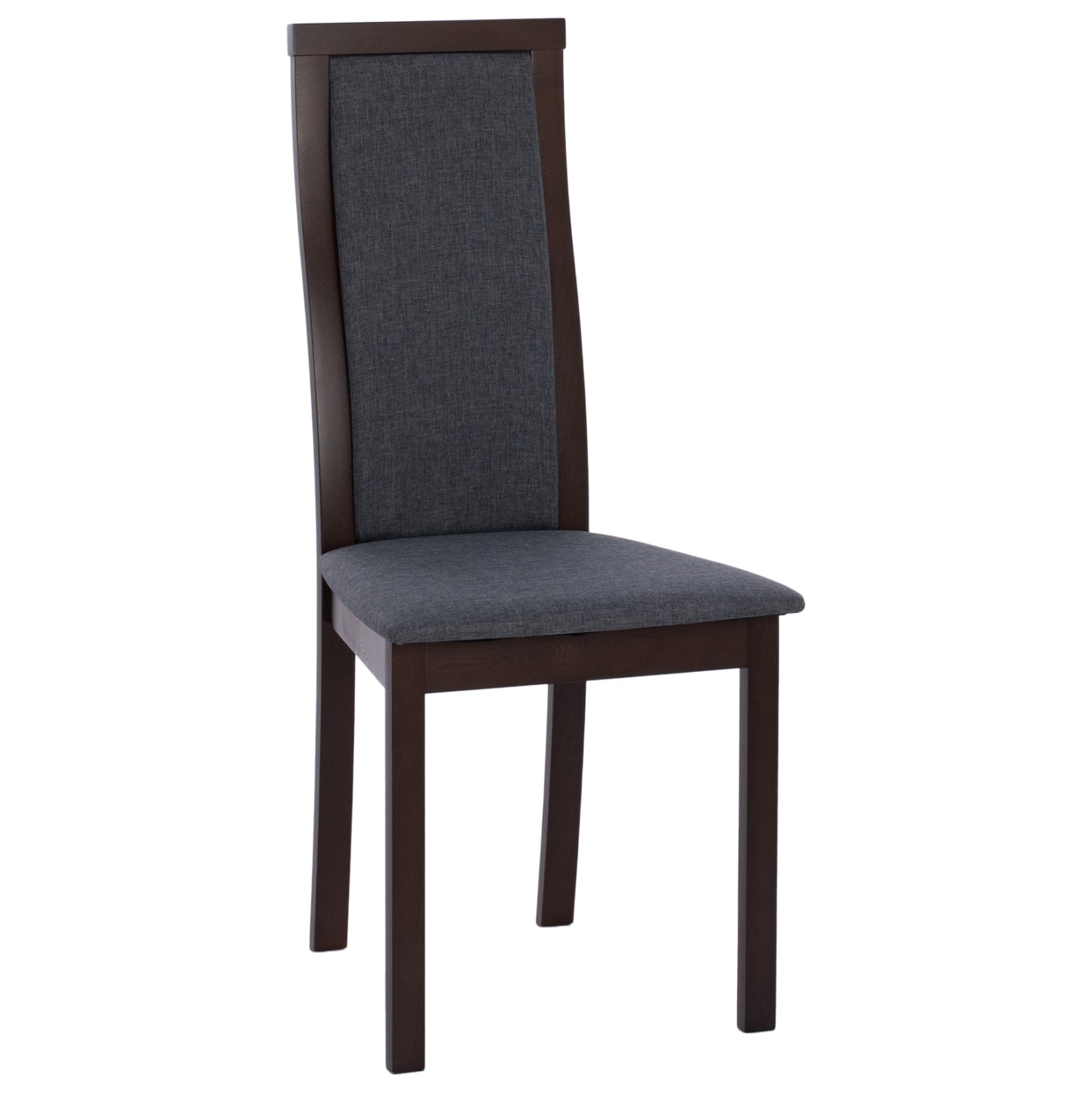 CHAIR BEECH WOOD IN WALNUT COLOR HM9257.01 45x55x100Hcm. image 1