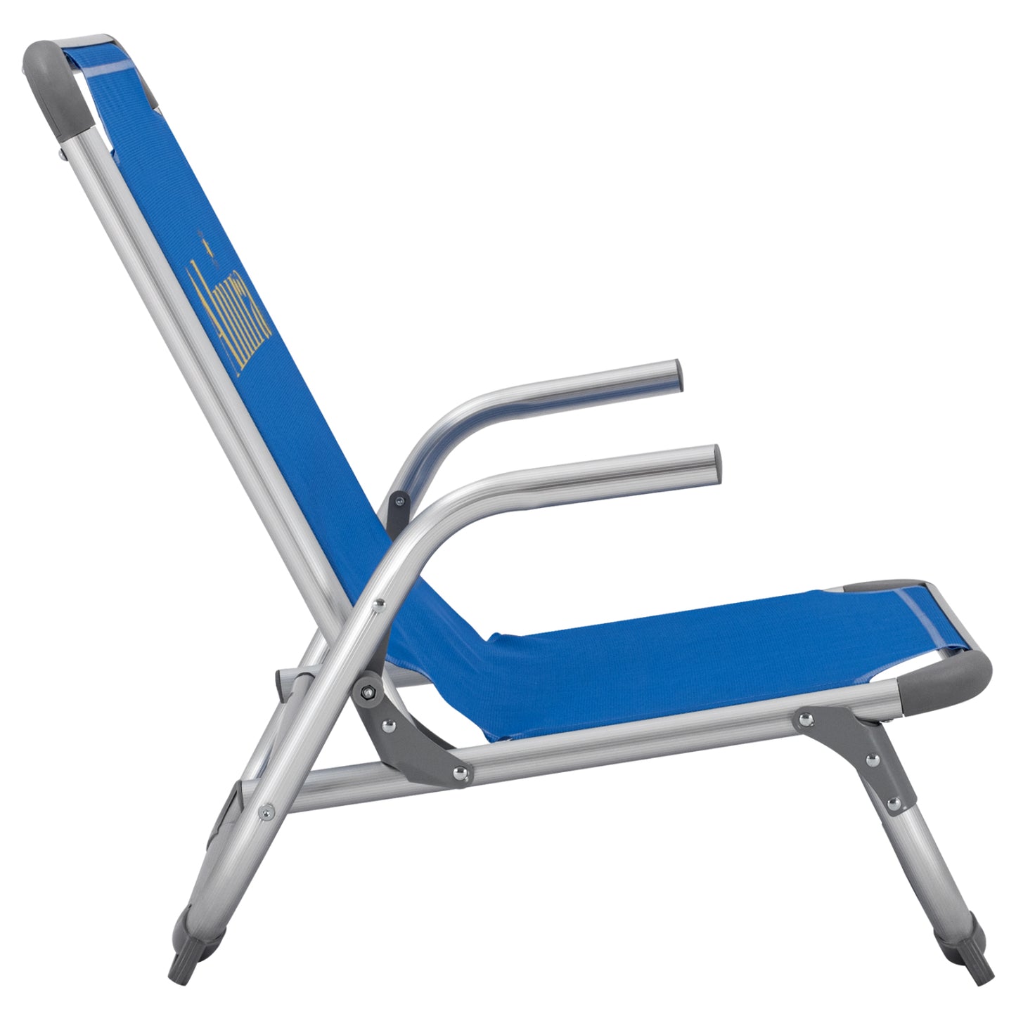 Chair for the beach HM5053.01 Heavy type Blue Aluminum 56x70x66 cm.
