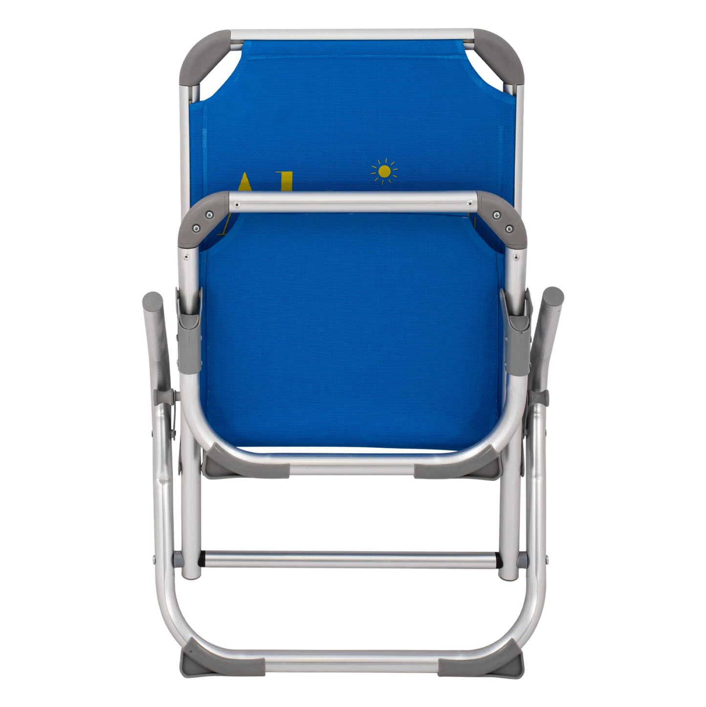 Chair for the beach HM5053.01 Heavy type Blue Aluminum 56x70x66 cm.