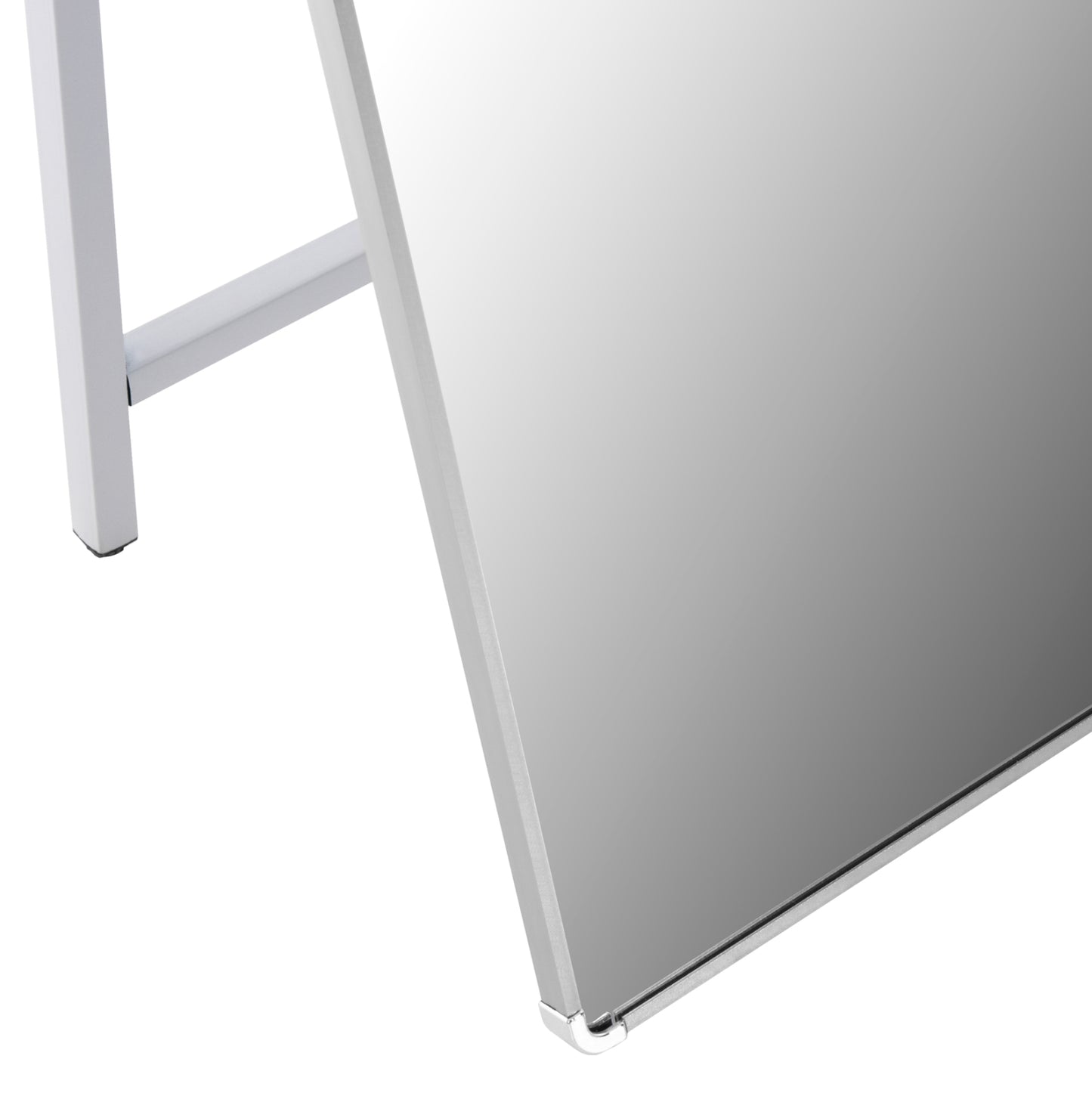 FLOOR STANDING MIRROR JOELY HM9578.40 ALUMINUM FRAME IN SILVER COLOR 40x31x160Hcm.
