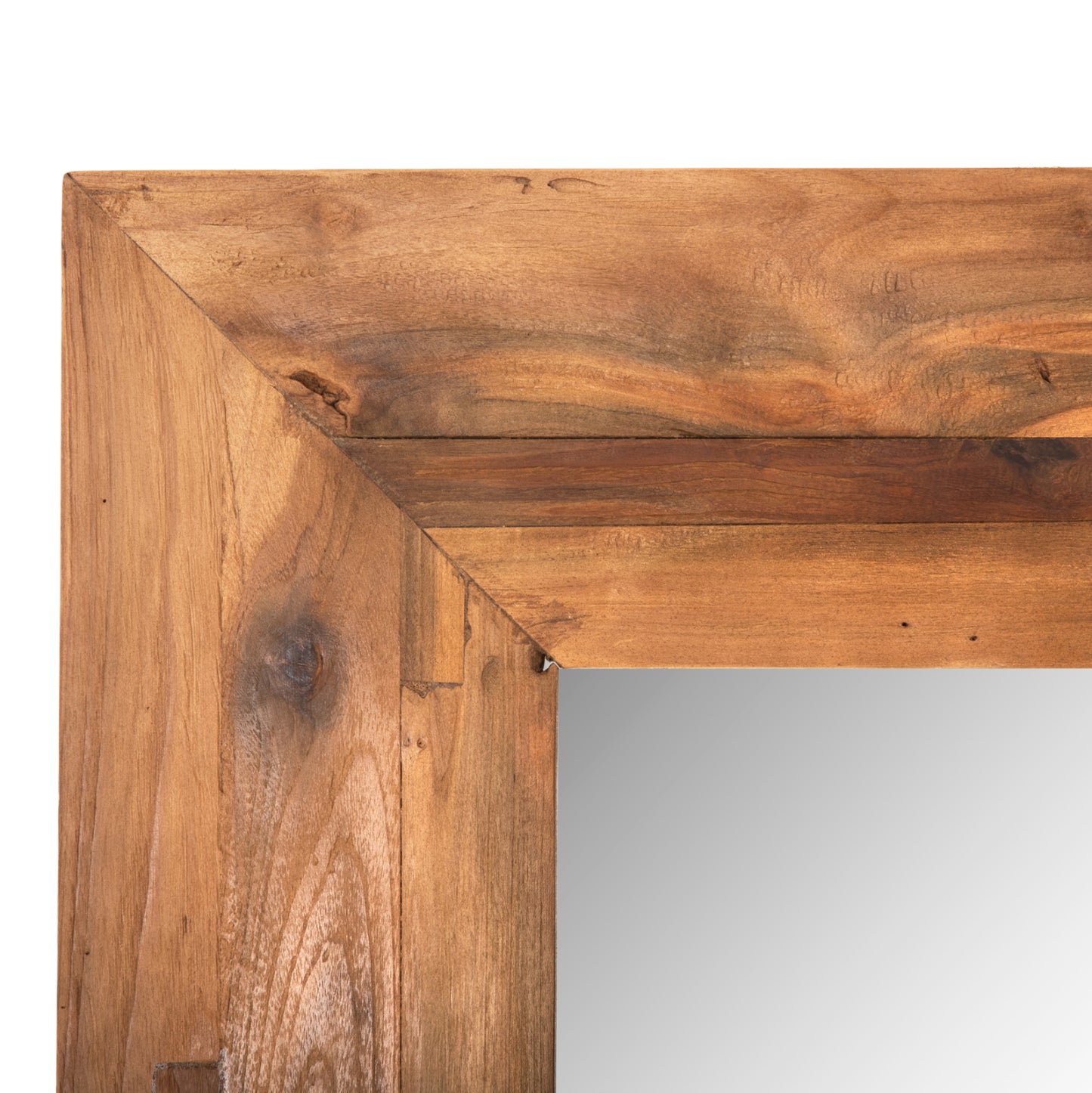 WALL MIRROR YORKSHIRE HM4269 RECYCLED TEAK WOOD FRAME 160x230cm.