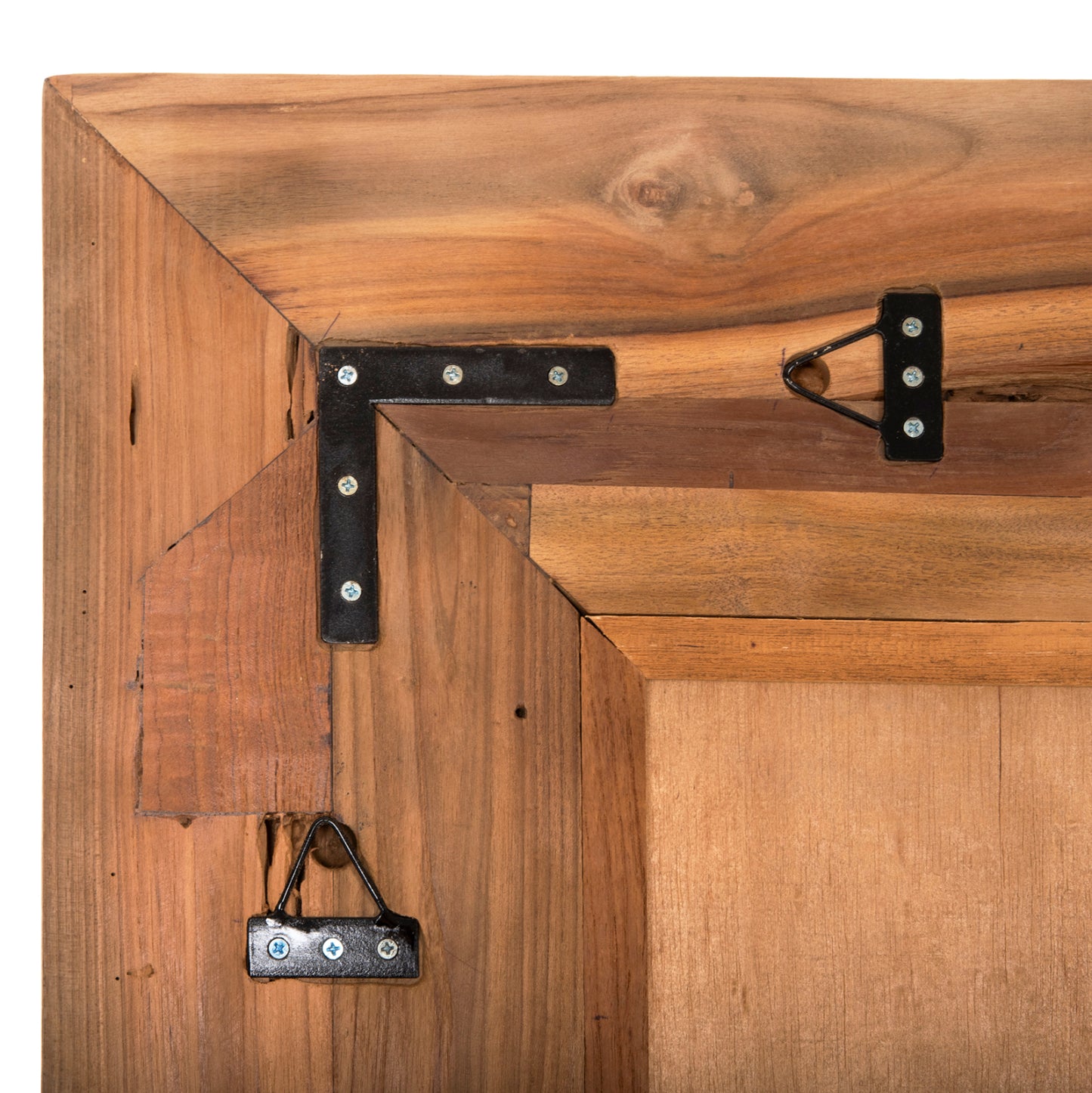 WALL MIRROR YORKSHIRE HM4269 RECYCLED TEAK WOOD FRAME 160x230cm.