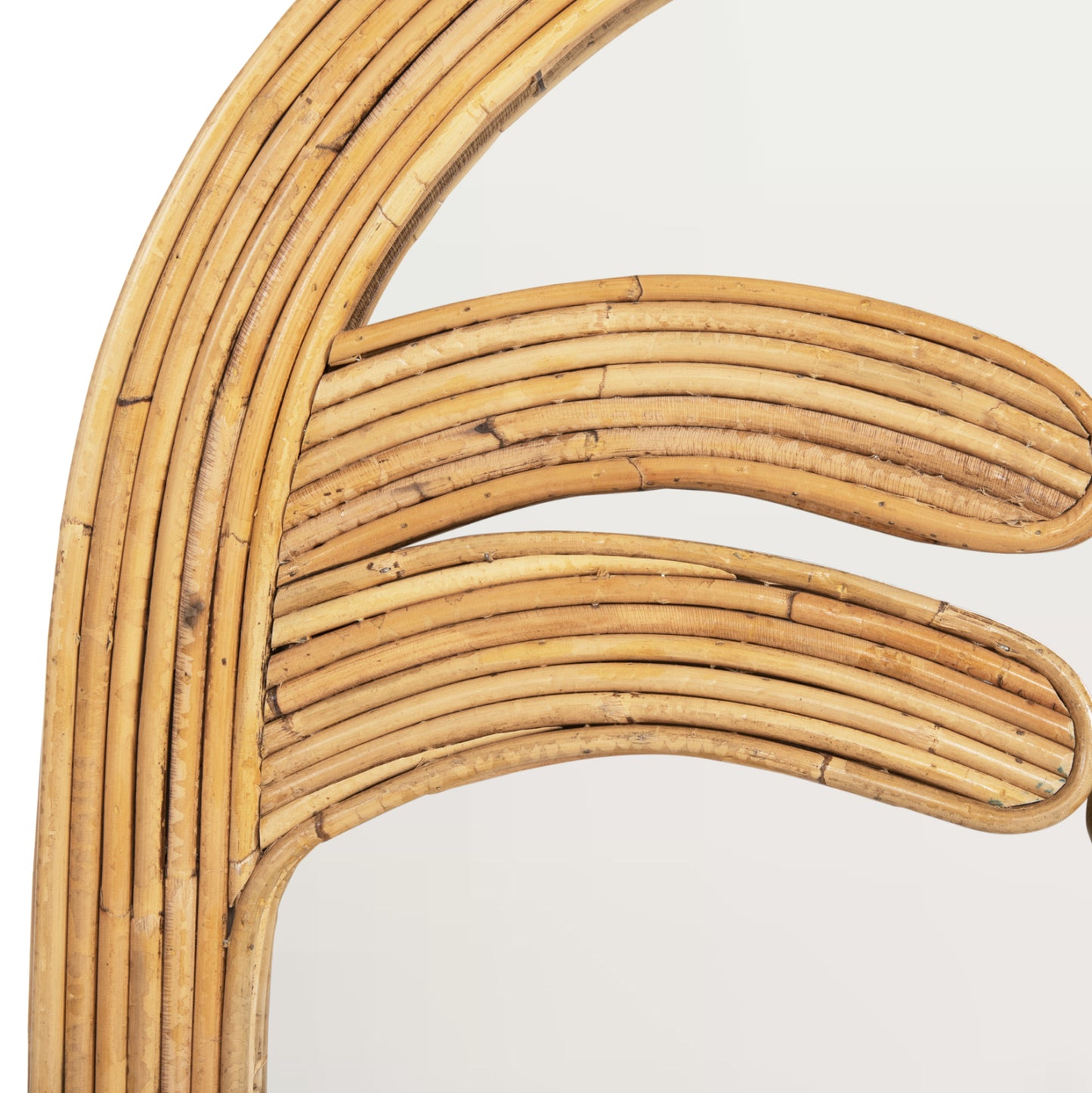WALL MIRROR REFLECT HM4366 NATURAL RATTAN FRAME 61x5x80Hcm.