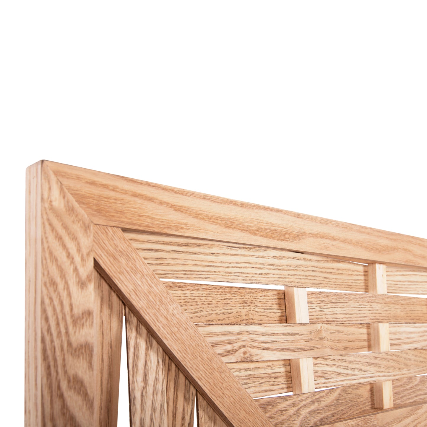 WALL MIRROR RECTANGULAR HM4225 BAMBOO IN OAK COLOR 120x2,5x80 cm.