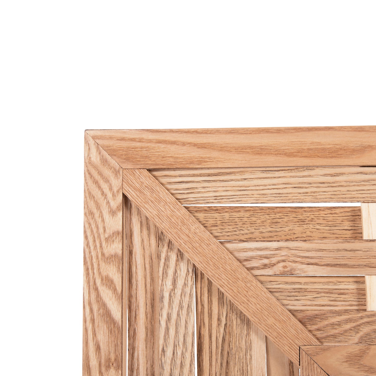 WALL MIRROR RECTANGULAR HM4225 BAMBOO IN OAK COLOR 120x2,5x80 cm.