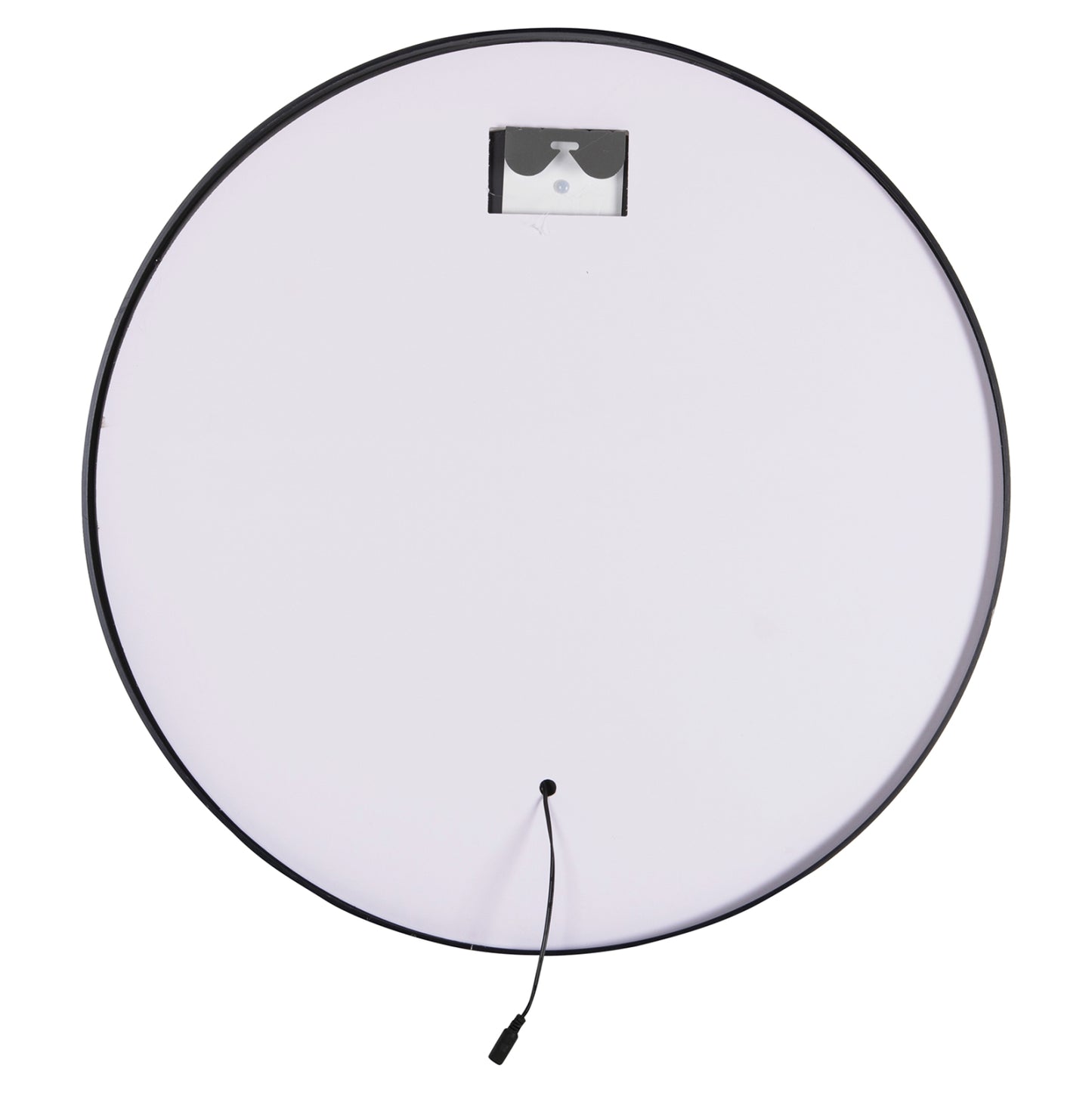 WALL MIRROR ROUND HM9579.01 ALUMINUM IN BLACK-LED LIGHT Φ60x3cm.