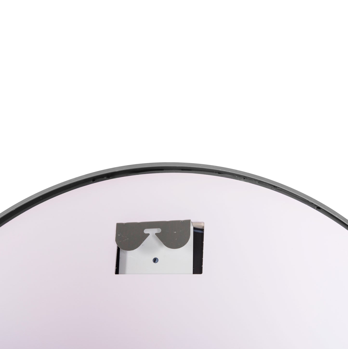 WALL MIRROR ROUND HM9580.40 ALUMINUM IN GREY-LED LIGHT Φ60x3cm.